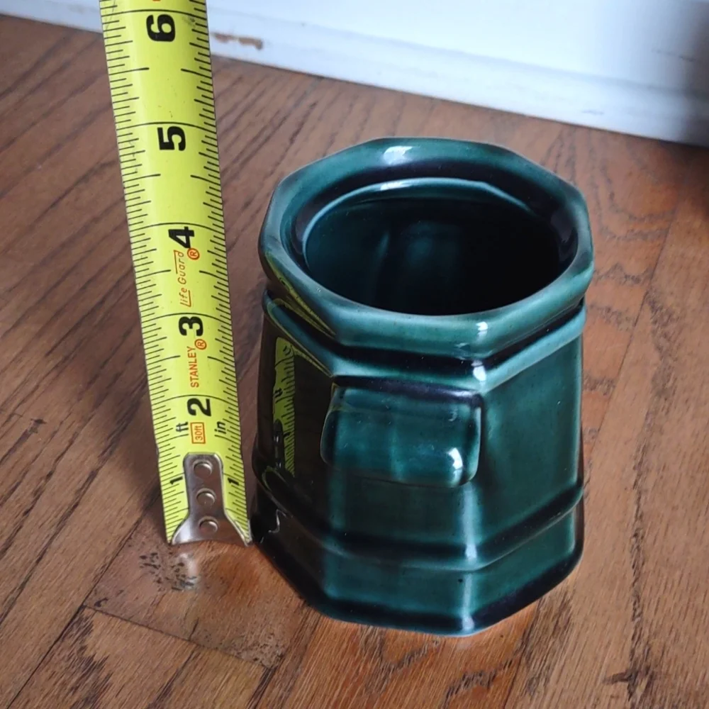 Vintage Pfaltzgraff Heritage Williamsburg Blue Green Cream and Sugar Set - Picture 6 of 8